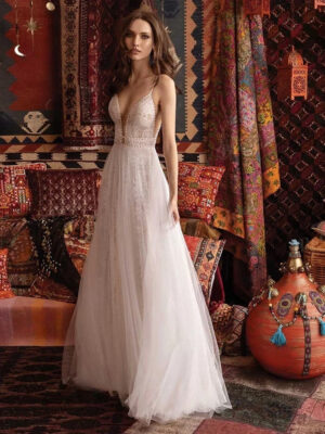 Boho Wedding Dress Cloudlight Ember