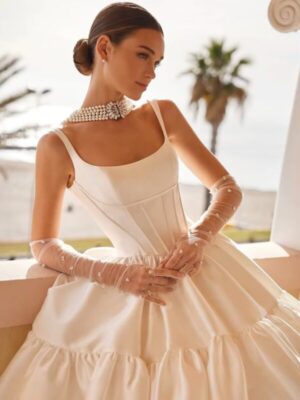 SoDigne Princess Taffeta Bride Dresses For Women Square Neck Wedding Party Dress Backless Bridal Gown robes de mariée Customized 5 S648809587c354ac992f8e920f568fe33Z Cropped 600x800 1