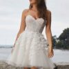 SoDigne A-line Tulle Short Wedding Dresses Sweetheart Sleeveless Appliques Bridal Dress Women Mini Wedding Gown Robe De Mairee 7 S145376a39df349f29503d1af18a09462c Cropped