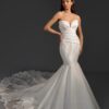 SoDigne Mermaid Satin Appliques Wedding Dresses Sweetheart Sleeveless Bridal Dress Long Wedding Gown Robe De Mairee Customized 9 S48c24418f9a145bdb21349566cff950eQ Cropped