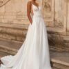 Elegant Wedding Dress For Woman Sweetheart-Neck A-Line Spaghetti Straps Open Back Bride Gown Train Vestidos De Novia Customized 5 S532a8dbae4914679ba376e95fda2cbc5T Cropped
