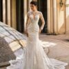 SoDigne Mermaid Lace Appliques Wedding Dresses Tulle Full Sleeves Bridal Dress Long Bride Gown vestidos de novia Customized 6 S6218fa515d44436e8b59ecbf7aa72099M Cropped
