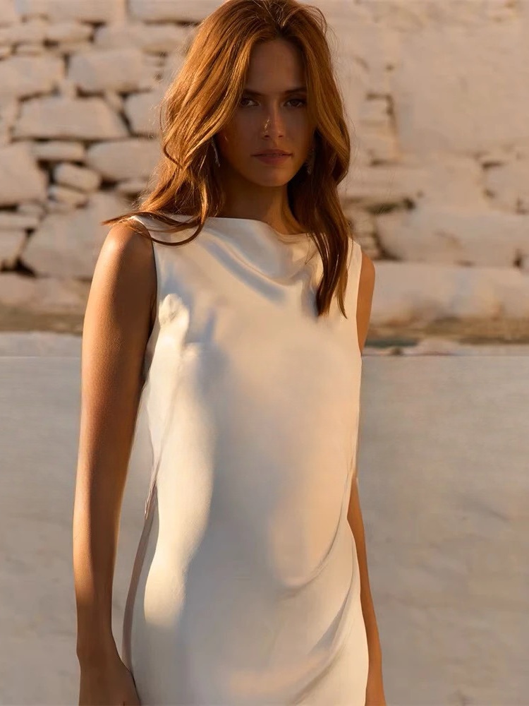 Modern Mermaid Wedding Dresses Women 2025 Boat Neck Sleeveless Open Back Sweep Train Bridal Gown Vestido De Noiva Customized 3 Modern Mermaid Wedding Dresses Women 2025 Boat Neck Sleeveless Open Back Sweep Train Bridal Gown Vestido De Noiva Customized - Image 3