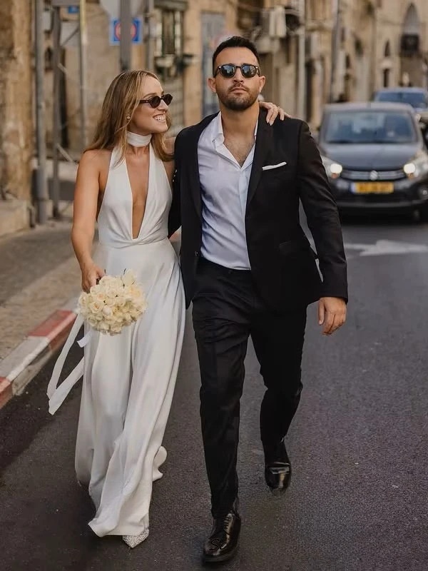 SoDigne Mermaid Simple Wedding Dresses Halter Sleeveless Bridal Dress Beach Long Wedding Gown Robe De Mairee Customized 2 SoDigne Mermaid Simple Wedding Dresses Halter Sleeveless Bridal Dress Beach Long Wedding Gown Robe De Mairee Customized - Image 2