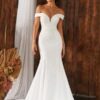 Elegant Mermaid Wedding Dress Women Open Back Off The Shoulder Sweetheart Simple Bridal Gown Train Vestidos De Noiva Customized