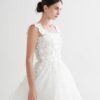 SoDigne A-line Short Wedding Dresses Square Collar Sleeveless Bridal Dress Tulle Princess Wedding Gown 2025 Robe De Mairee 5 Sa9d9d4c3e4434155a365b20f0796914dE Cropped