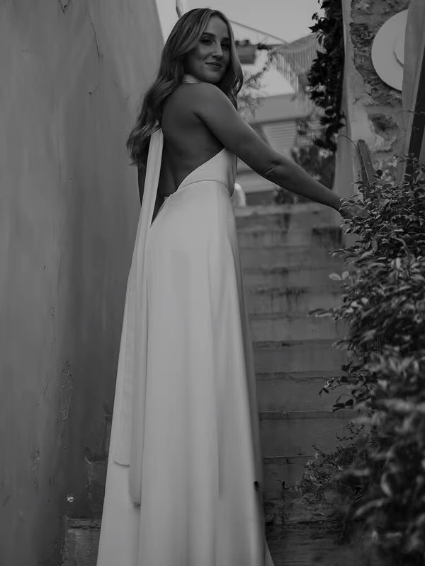 SoDigne Mermaid Simple Wedding Dresses Halter Sleeveless Bridal Dress Beach Long Wedding Gown Robe De Mairee Customized 4 SoDigne Mermaid Simple Wedding Dresses Halter Sleeveless Bridal Dress Beach Long Wedding Gown Robe De Mairee Customized - Image 4