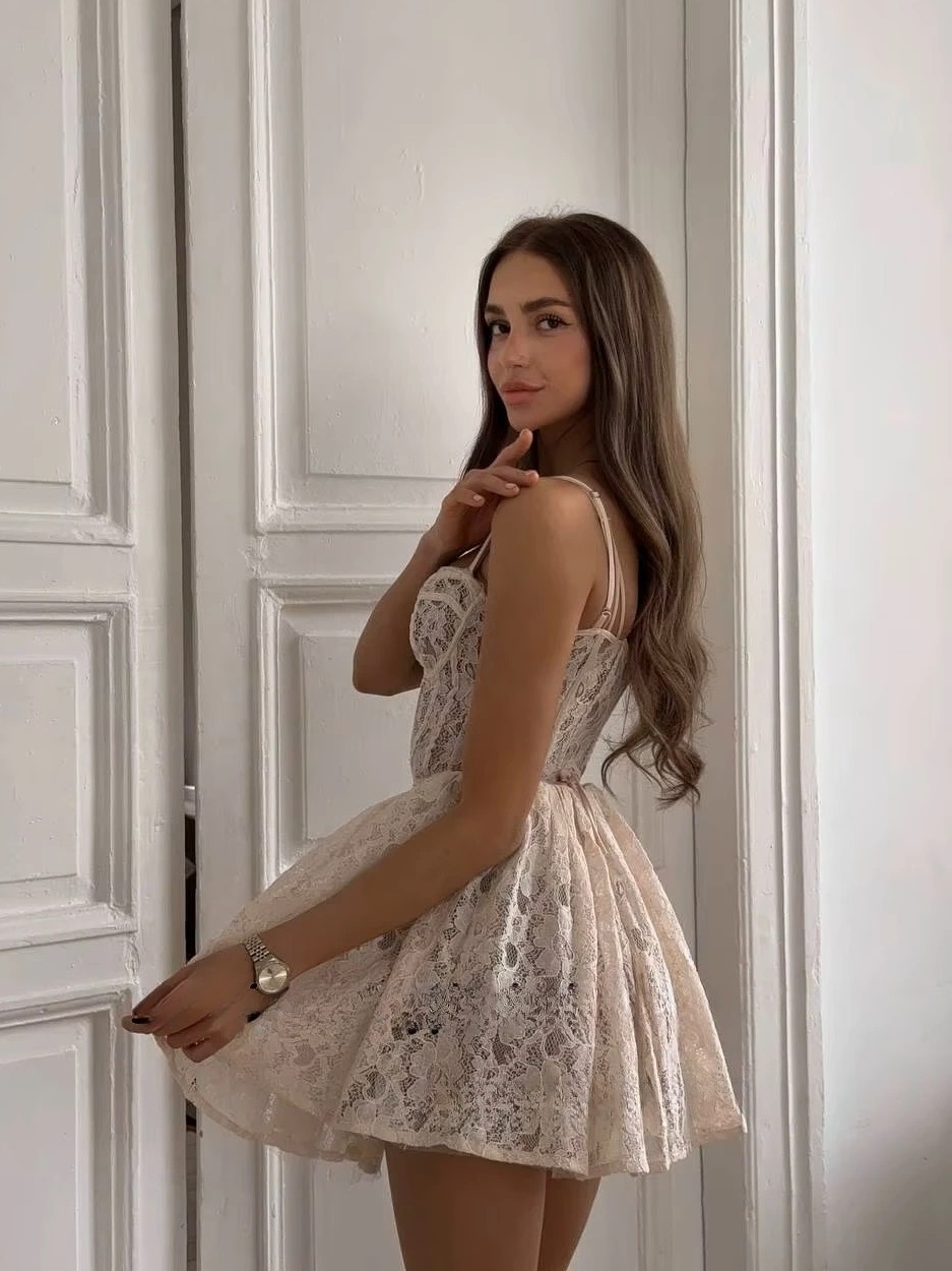 SoDigne A-line Lace Mini Wedding Dress Sweetheart Sleeveless Bride Dresses Beach Bridal Gowns vestidos de novia Customized 2 SoDigne A-line Lace Mini Wedding Dress Sweetheart Sleeveless Bride Dresses Beach Bridal Gowns vestidos de novia Customized - Image 2